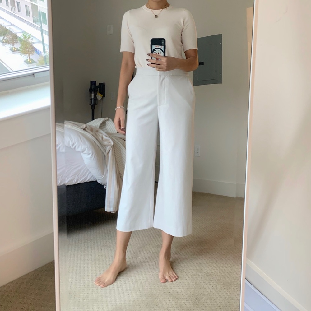 Zara white pants